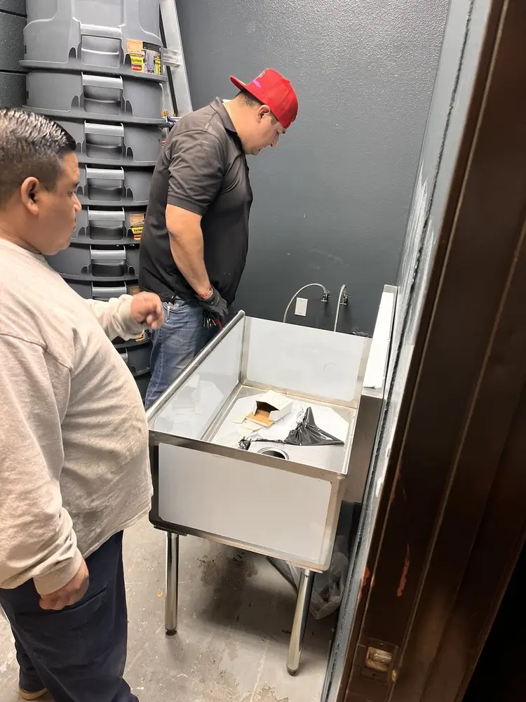 Commercial plumbing and sink installation in Ojus